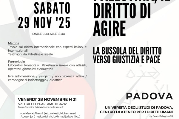 ISCRIVITI alla Giornata ONU per la Palestina – Padova, sabato 29 novembre 2025